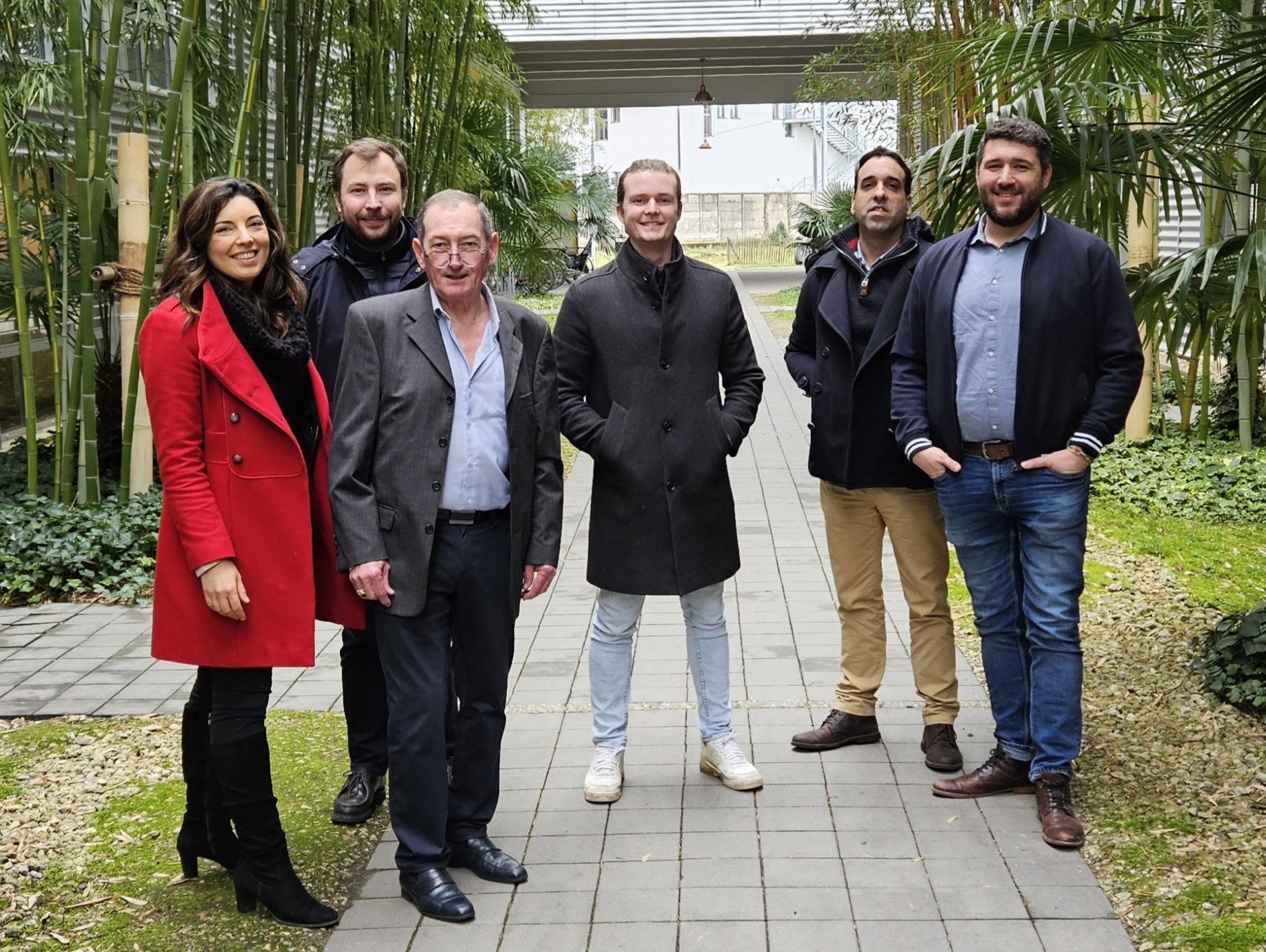 André et Carole Borie (S.I. ENERGIE) ; Justin Leroy (Pitchme.tv) ; Julien Roulland (B2G) ; Anthony Le Bleis (Start-up manager Unitec) ; Cyril Delbos (start-up manager Sarlatech)